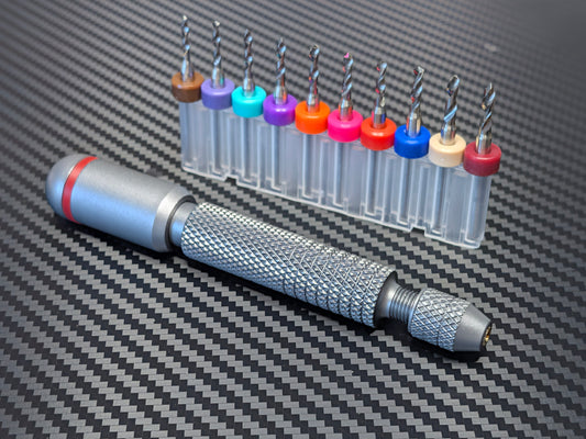 Tungsten Carbide Hand Drill Set 1.6 to 2.5mm